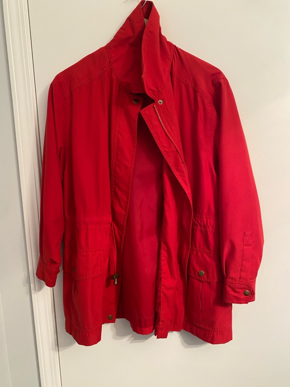 Vintage Red Utility Jacket